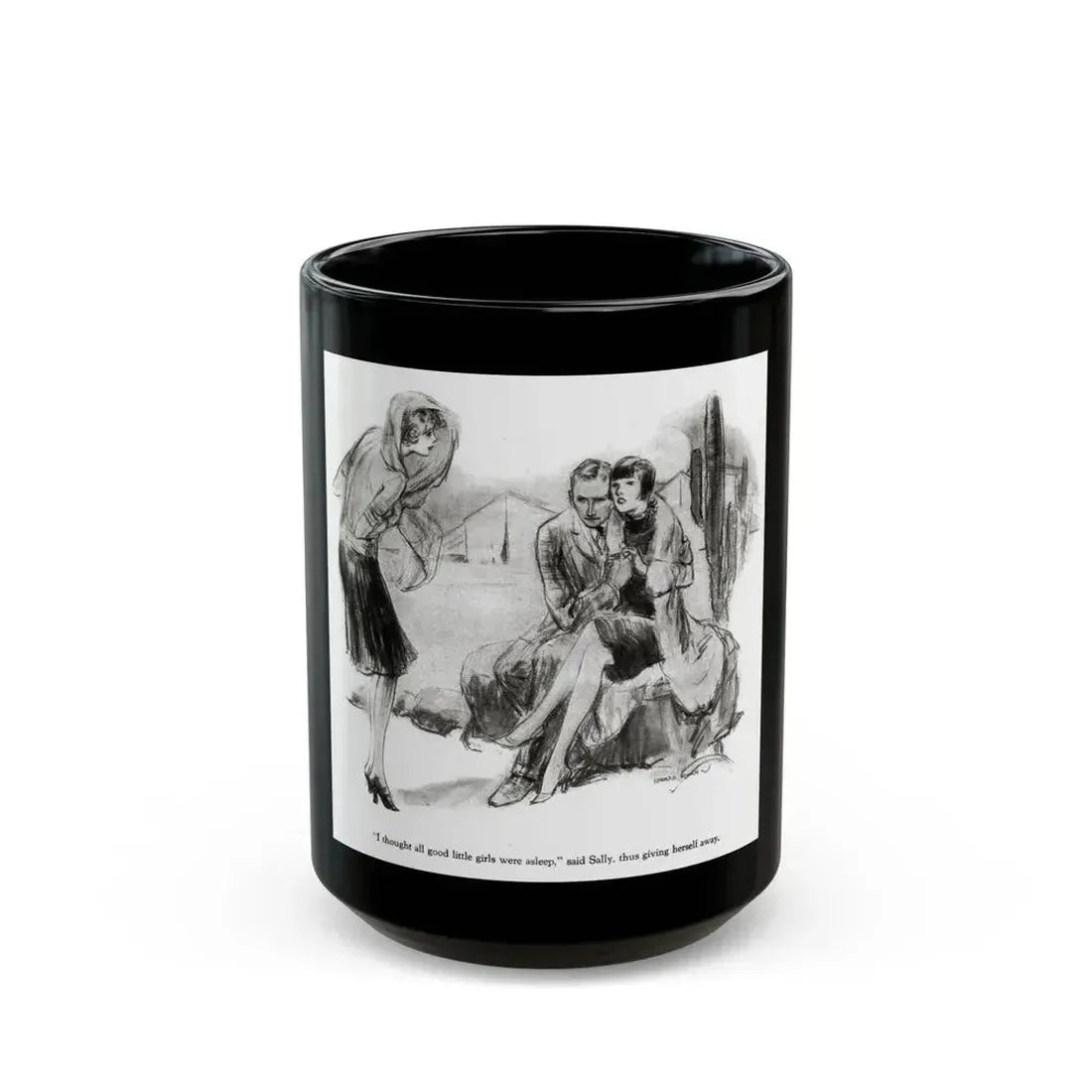 Dear Diary (2), Redbook magazine, December 1926 - Black Coffee Mug 15oz - Go Mug Yourself