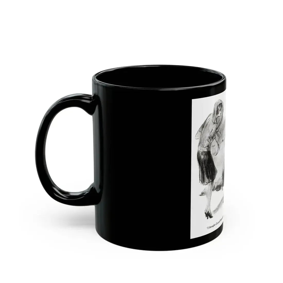 Dear Diary (2), Redbook magazine, December 1926 - Black Coffee Mug - Go Mug Yourself
