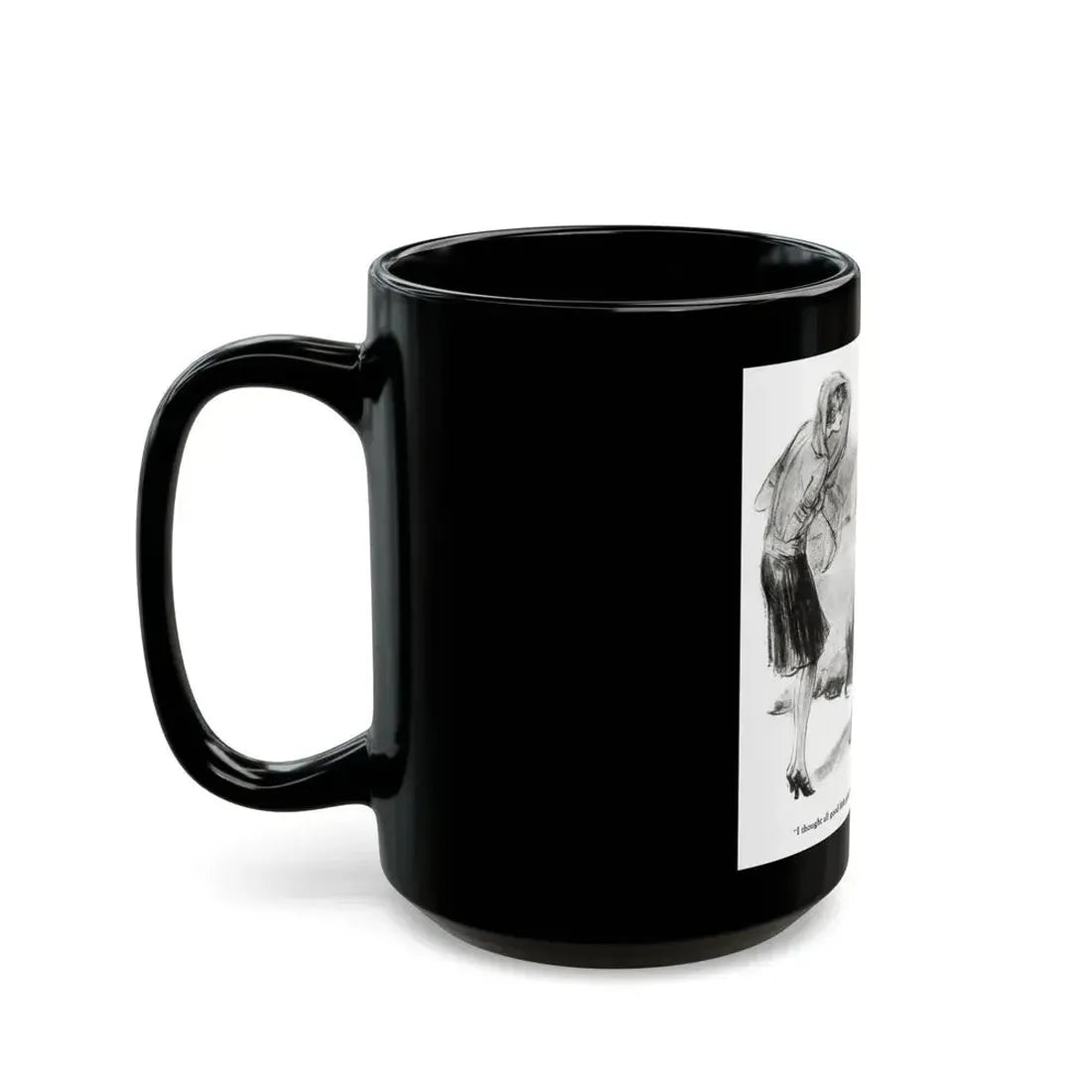 Dear Diary (2), Redbook magazine, December 1926 - Black Coffee Mug - Go Mug Yourself