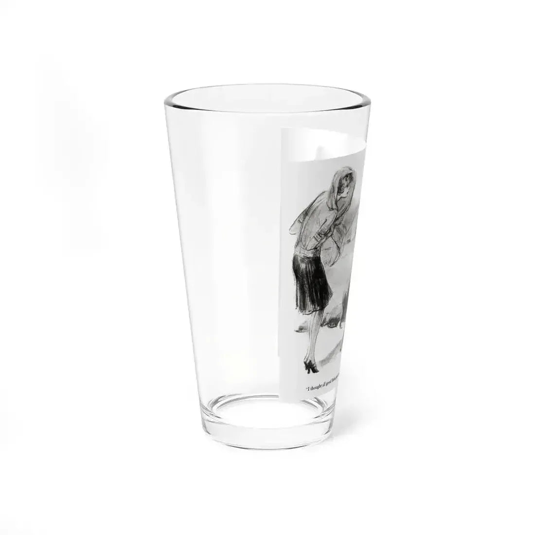 Dear Diary (2), Redbook magazine, December 1926 - Pint Glass 16oz - Go Mug Yourself