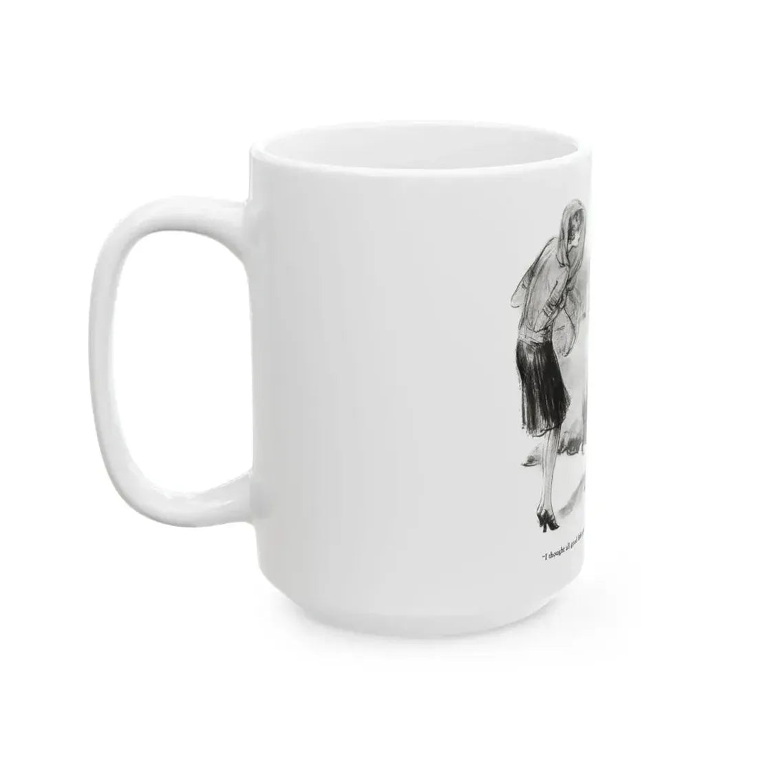 Dear Diary (2), Redbook magazine, December 1926 - White Coffee Mug - Go Mug Yourself