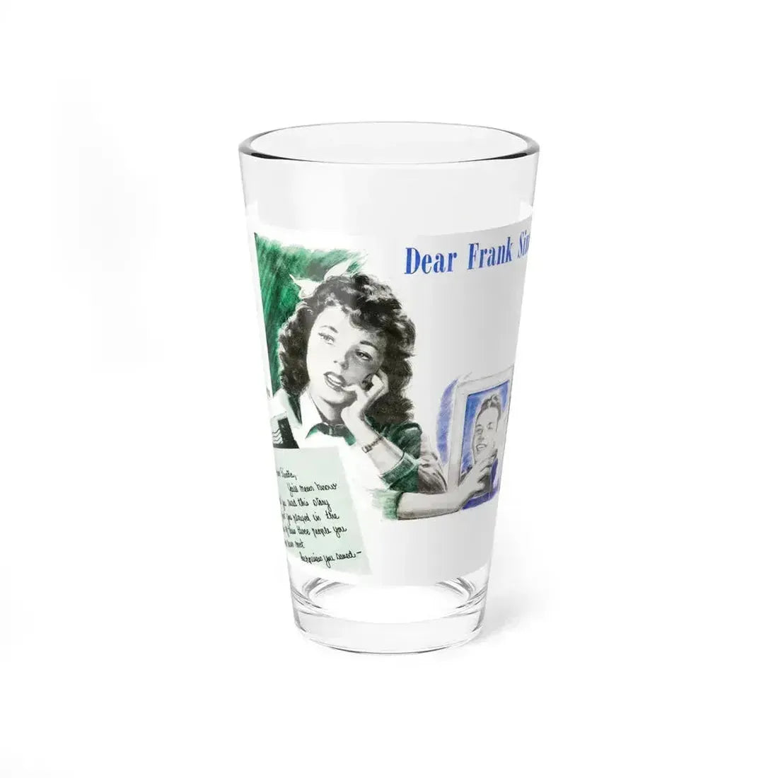 Dear Frank Sinatra (1), Life Story magazine, May 1944 - Pint Glass 16oz 16oz - Go Mug Yourself