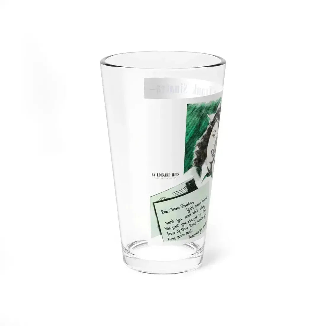 Dear Frank Sinatra (1), Life Story magazine, May 1944 - Pint Glass 16oz - Go Mug Yourself