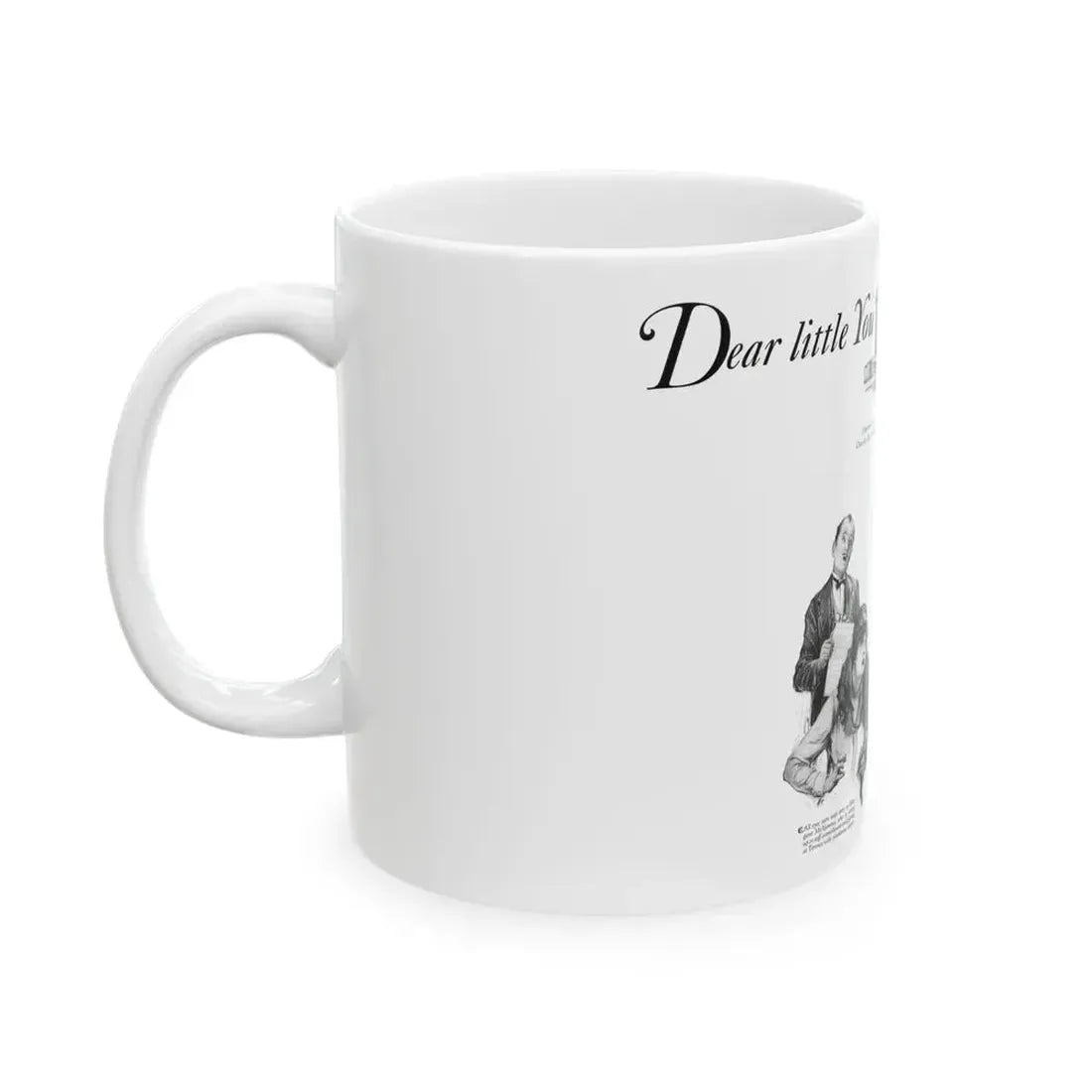 Dear Little You, Cosmopolitan, December 1929 - White Coffee Mug - Go Mug Yourself