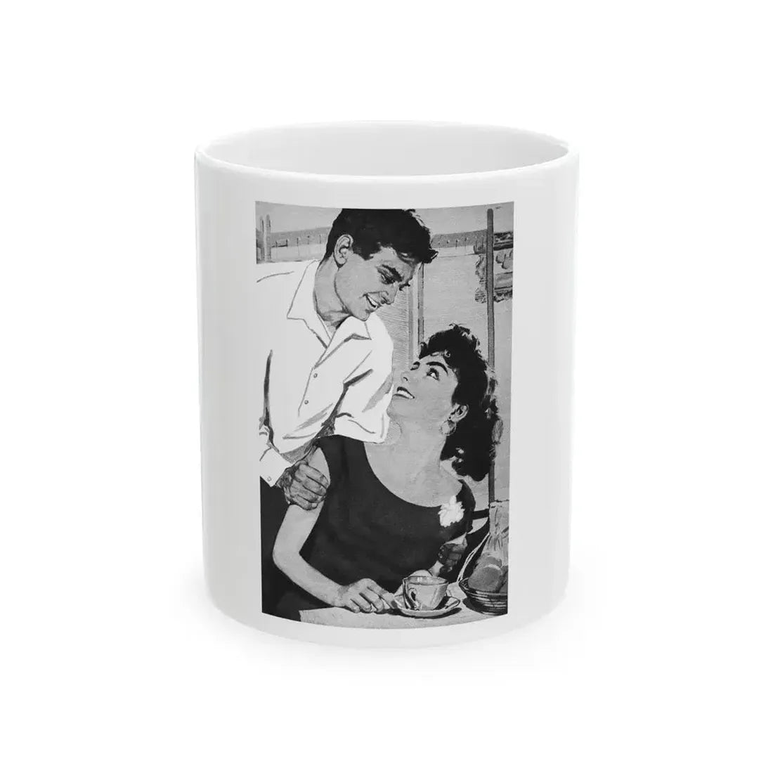 Dear Miss Rose by Myra Mason, Woman's Own, magazine, 1955 - White Coffee Mug 11oz - Go Mug Yourself
