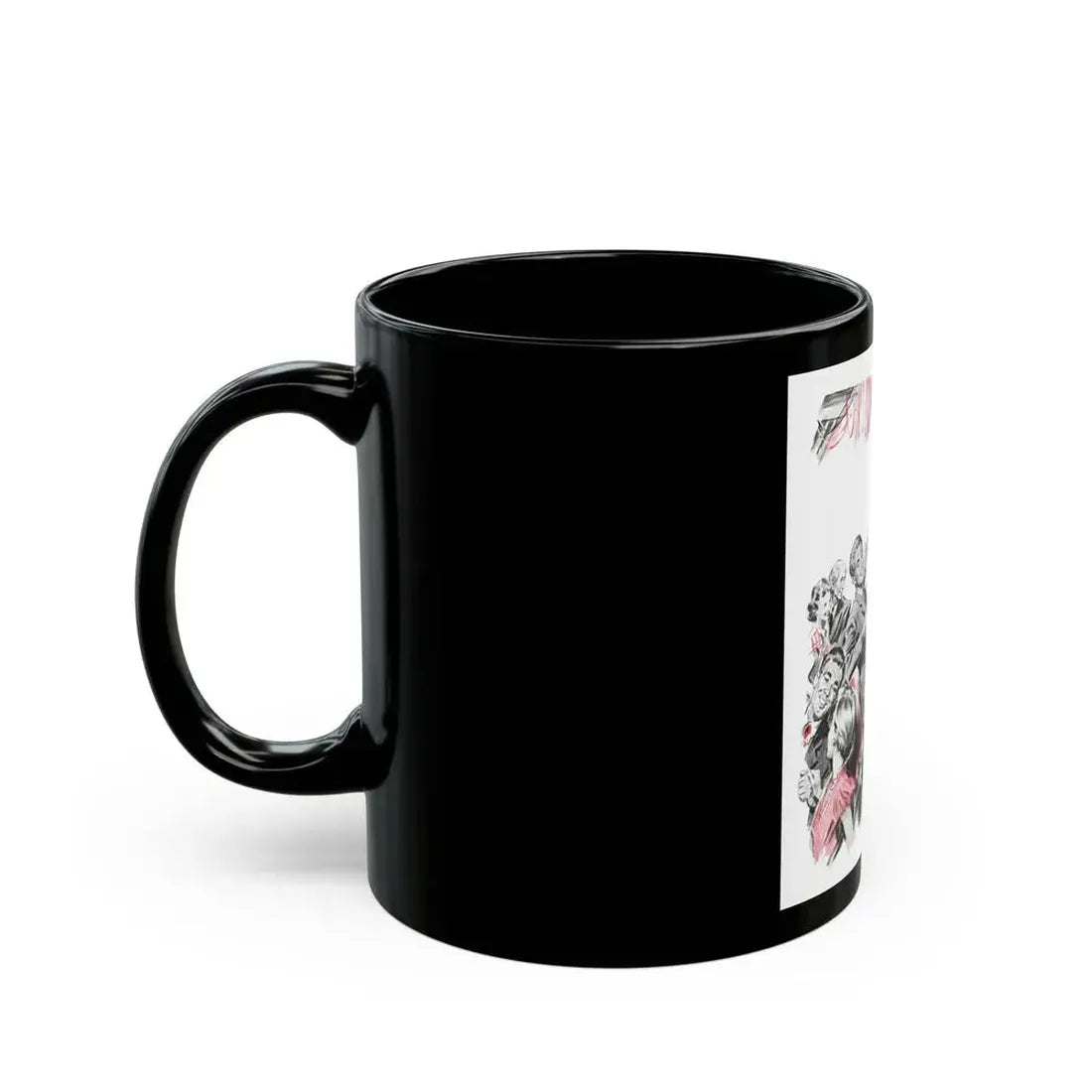 Dear Stranger by Elizabeth Hoy (1), Woman's Illustrated magazine, 1956 - Black Coffee Mug - Go Mug Yourself