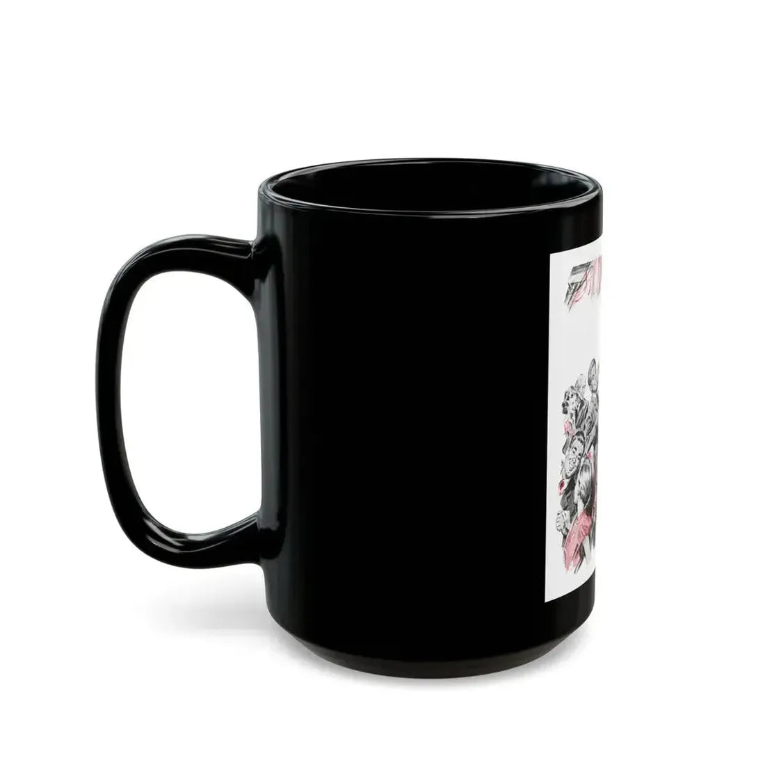 Dear Stranger by Elizabeth Hoy (1), Woman's Illustrated magazine, 1956 - Black Coffee Mug - Go Mug Yourself