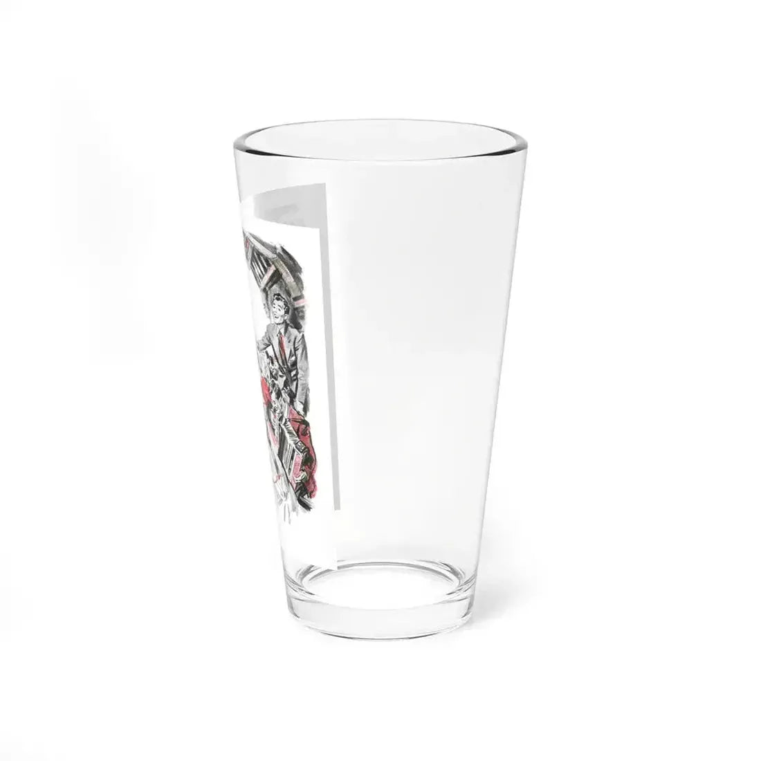 Dear Stranger by Elizabeth Hoy (1), Woman's Illustrated magazine, 1956 - Pint Glass 16oz - Go Mug Yourself