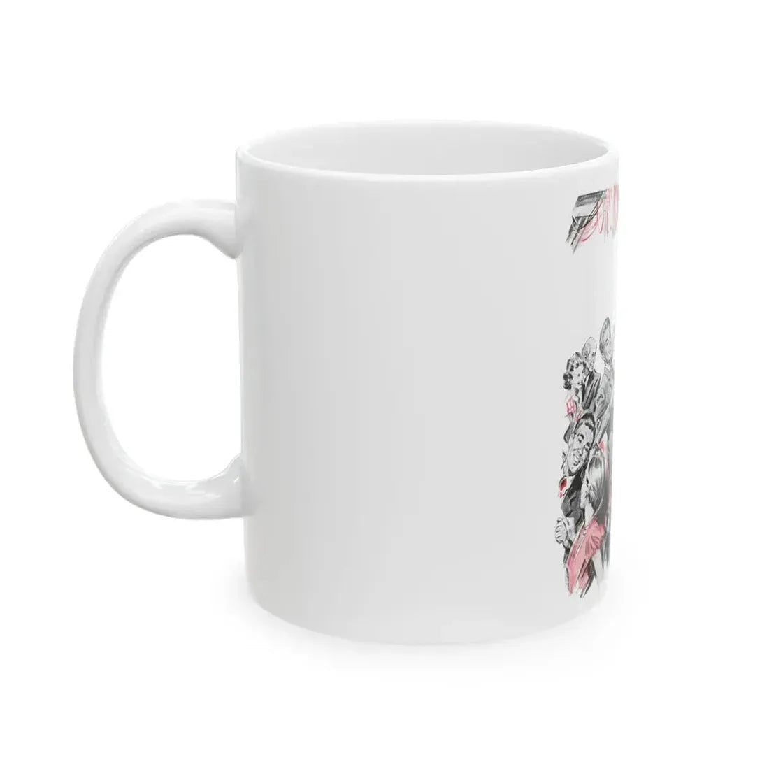 Dear Stranger by Elizabeth Hoy (1), Woman's Illustrated magazine, 1956 - White Coffee Mug - Go Mug Yourself