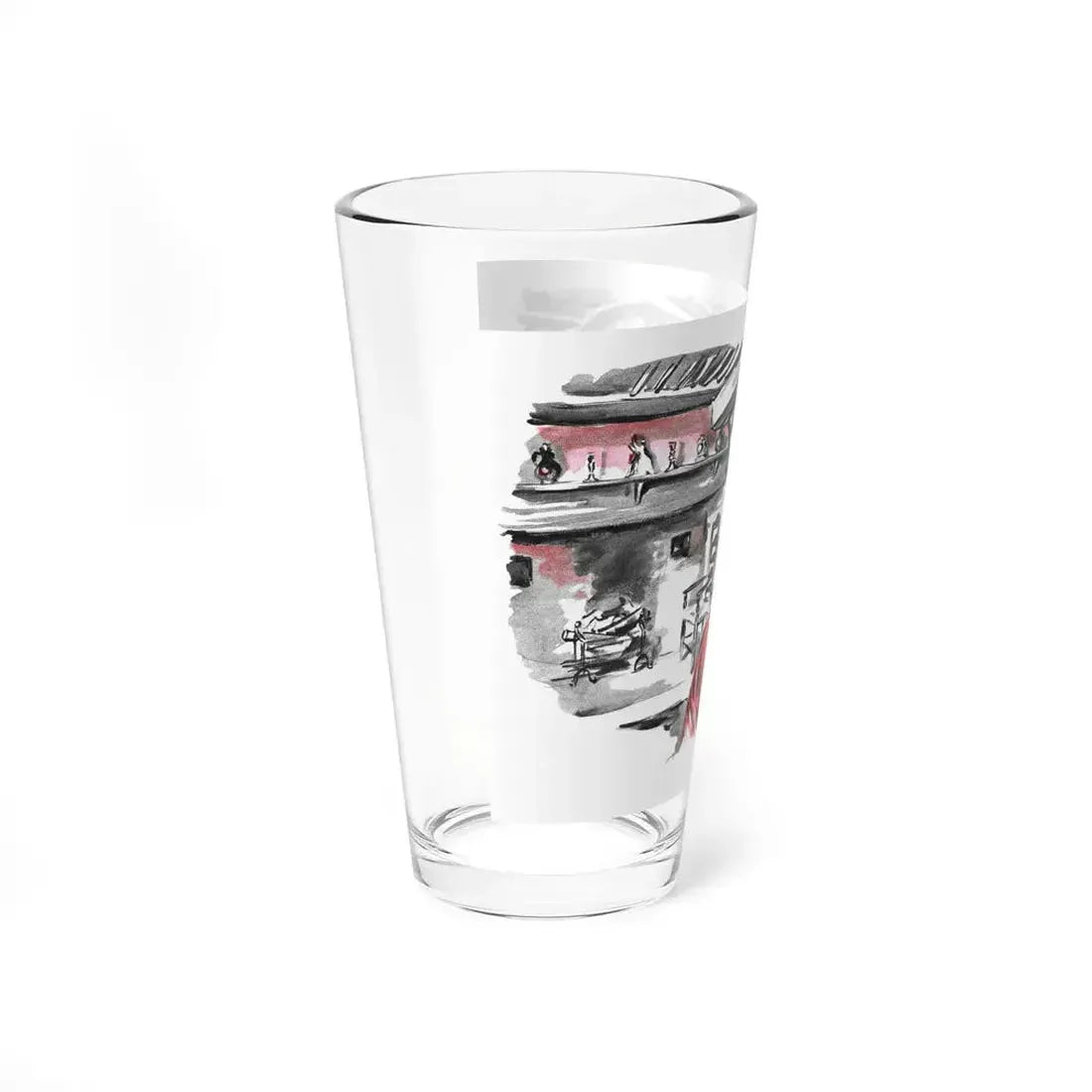 Dear Stranger by Elizabeth Hoy (2), Woman's Illustrated magazine, 1956 - Pint Glass 16oz - Go Mug Yourself