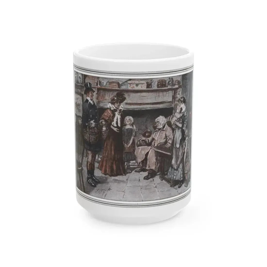 Dearest (Pt. 4), McCall's, August 1927 - White Coffee Mug 15oz - Go Mug Yourself