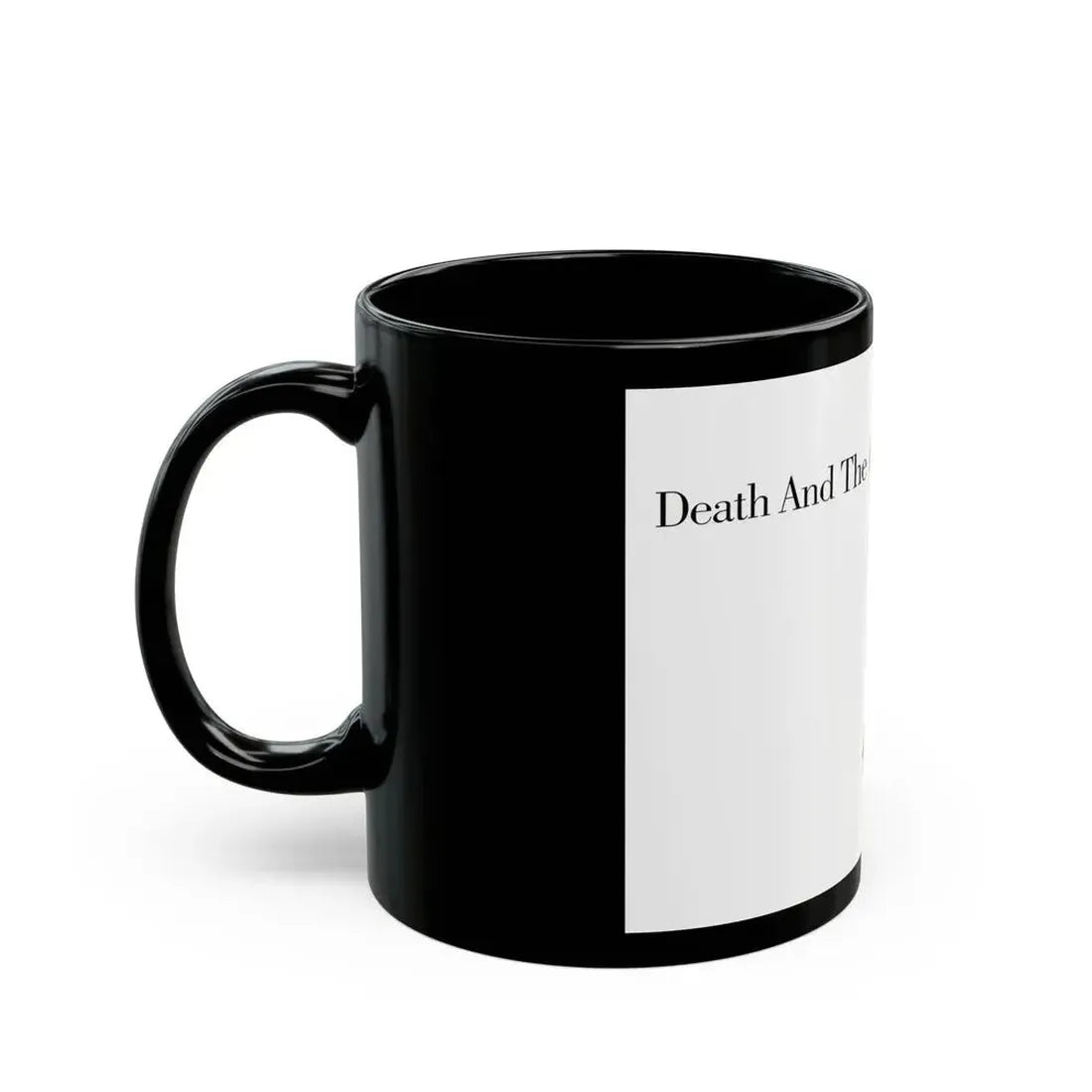 Death and the Fiery-Eyed Cat, This Week Magazine, December 7, 1958 - Black Coffee Mug - Go Mug Yourself