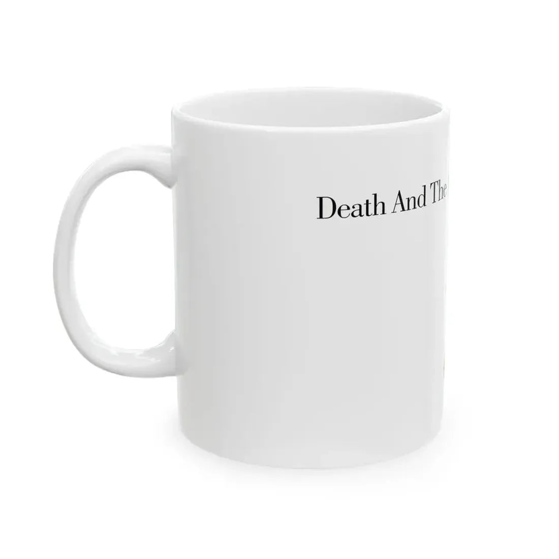 Death and the Fiery-Eyed Cat, This Week Magazine, December 7, 1958 - White Coffee Mug - Go Mug Yourself
