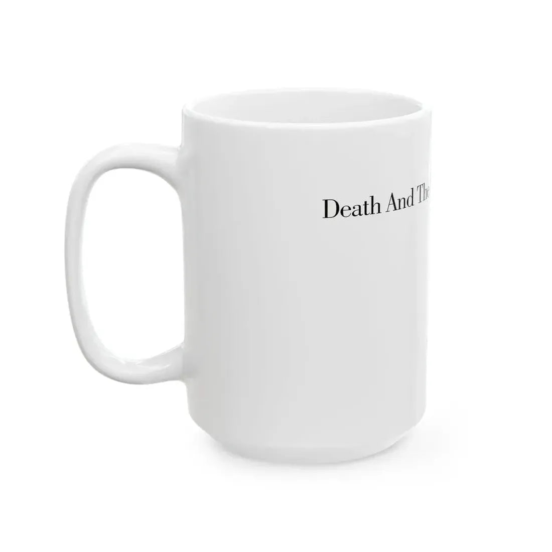 Death and the Fiery-Eyed Cat, This Week Magazine, December 7, 1958 - White Coffee Mug - Go Mug Yourself