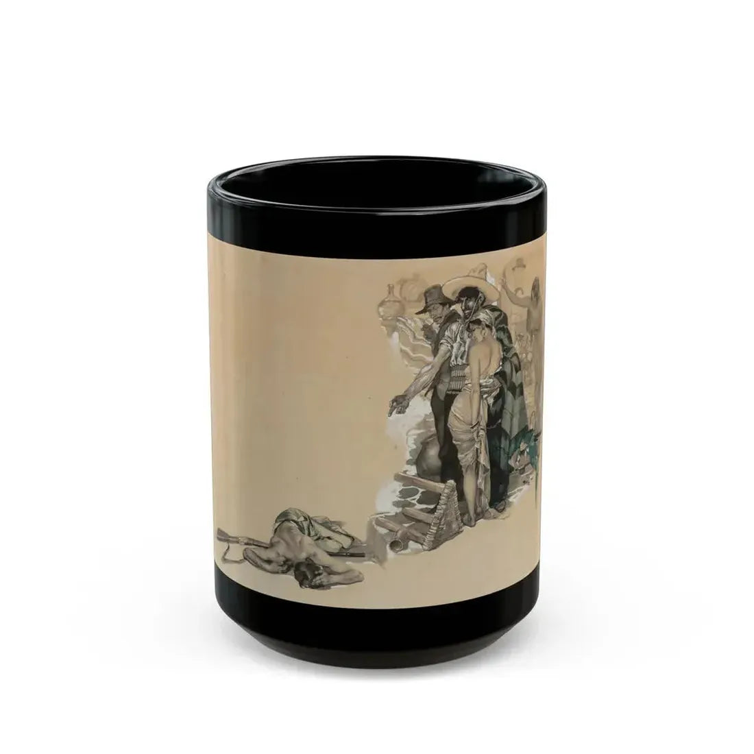 Death at a Brothel - Black Coffee Mug 15oz - Go Mug Yourself