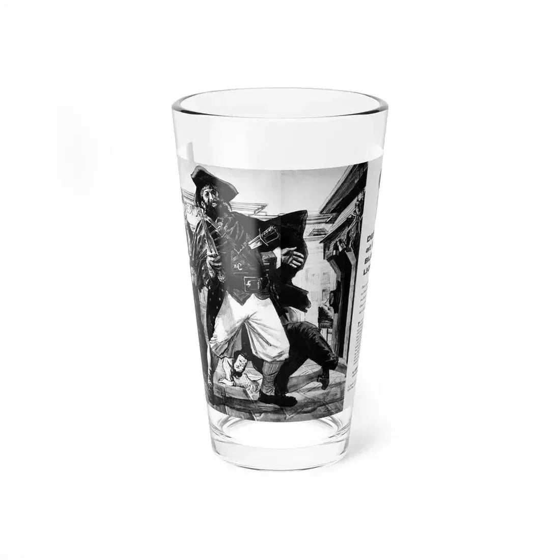 Death at the Black Lion Inn, Adventure, April 1959 - Pint Glass 16oz 16oz - Go Mug Yourself