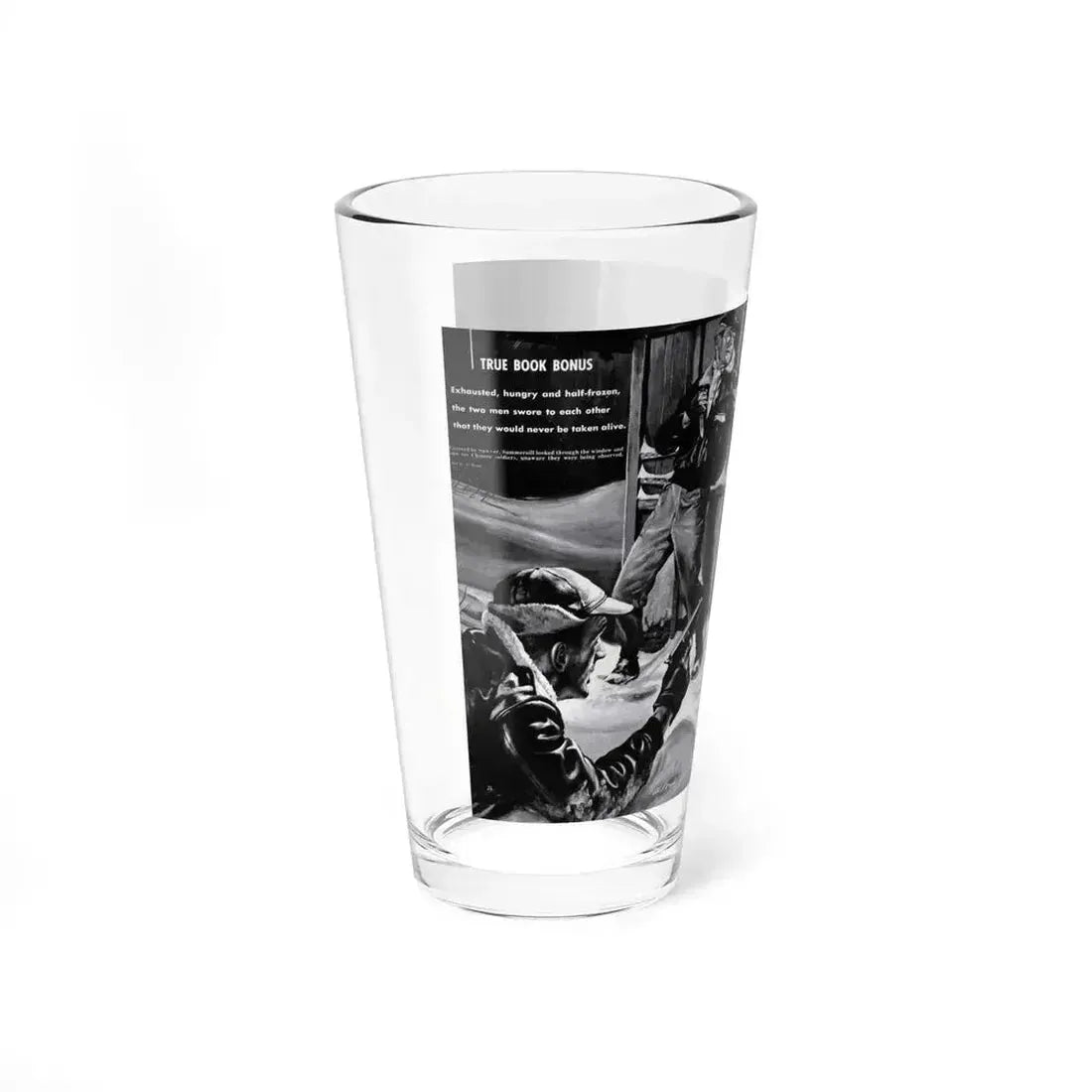 Death Before Capture', Action for Men, May 1960 - Pint Glass 16oz - Go Mug Yourself