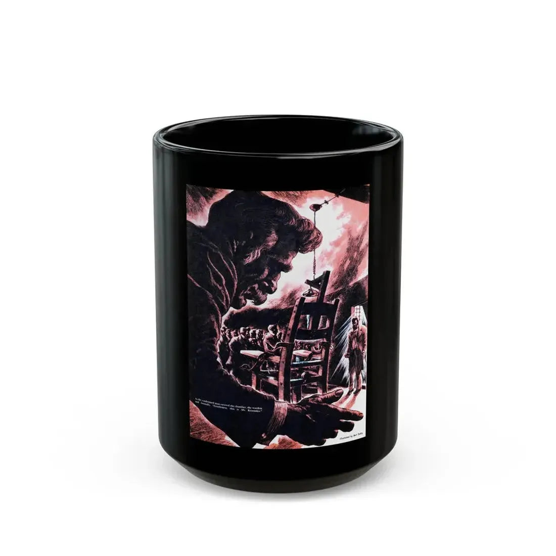 Death by A. C., Cavalier, May 1953 - Black Coffee Mug 15oz - Go Mug Yourself