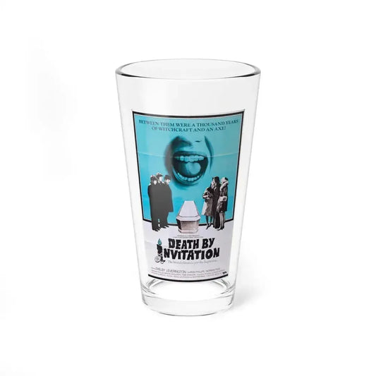 DEATH BY INVITATION 1971 Movie Poster - Pint Glass 16oz 16oz - Go Mug Yourself