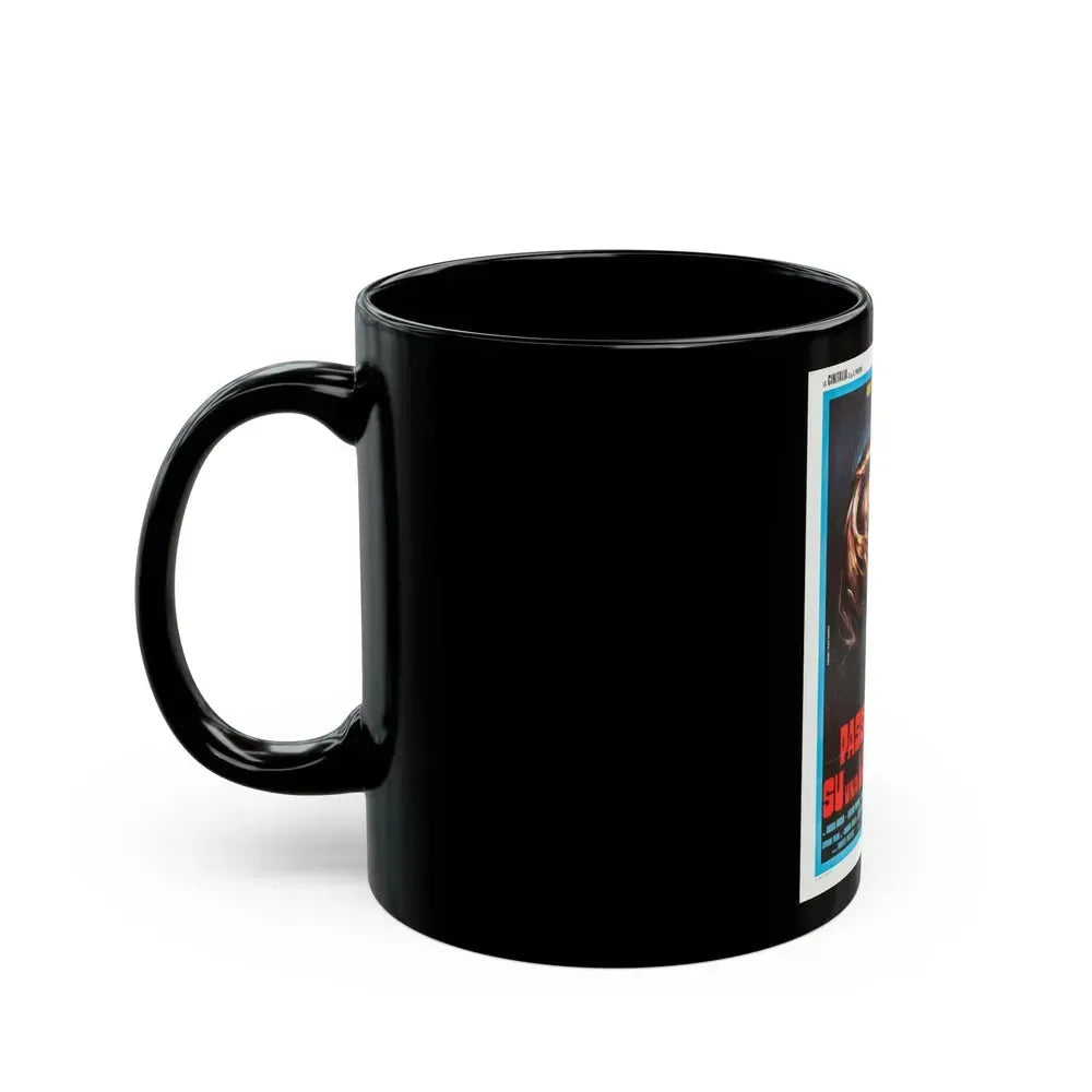 DEATH CARRIES A CANE (ITALIAN) 1973 Movie Poster - Black Coffee Mug - Go Mug Yourself