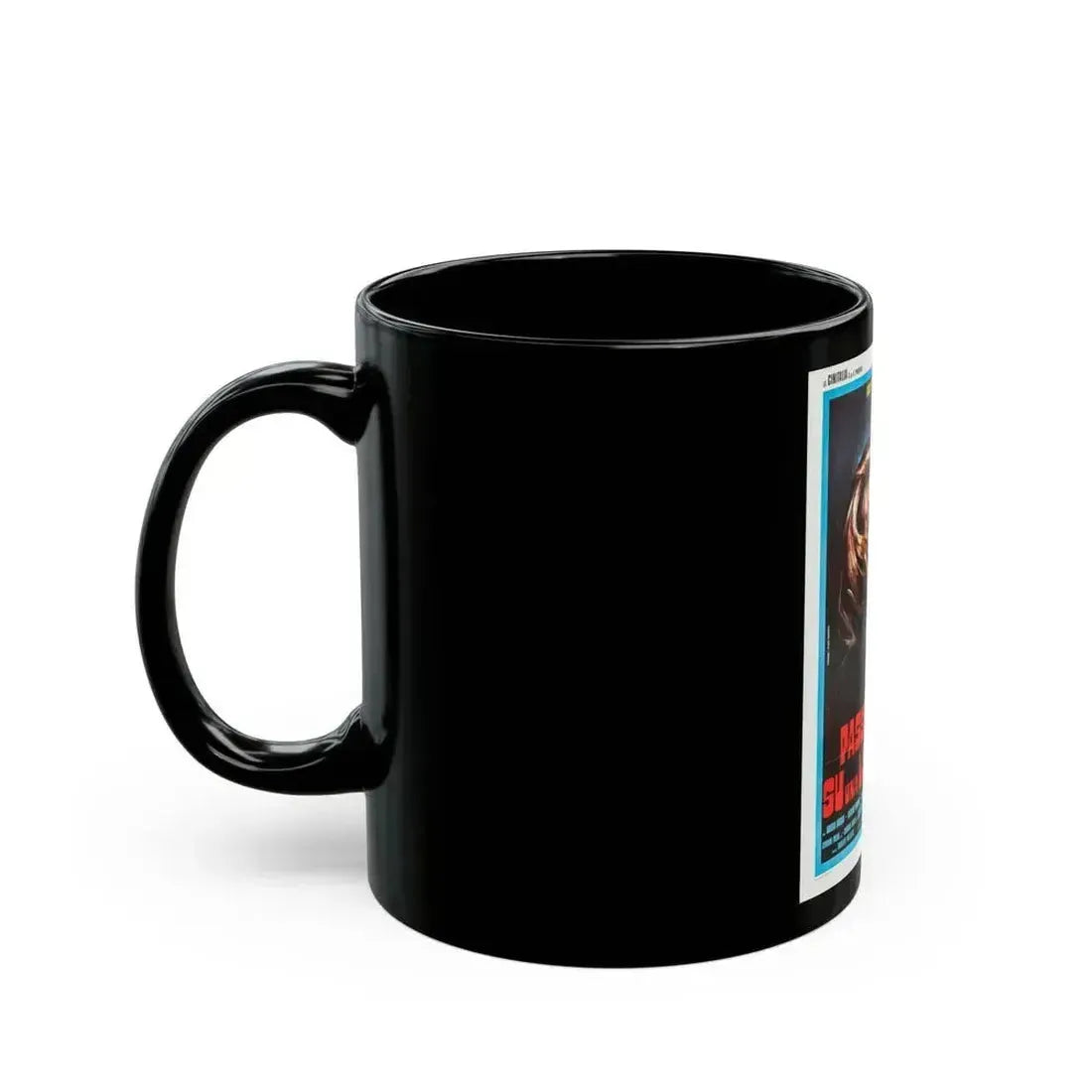 DEATH CARRIES A CANE (ITALIAN) 1973 Movie Poster - Black Coffee Mug - Go Mug Yourself