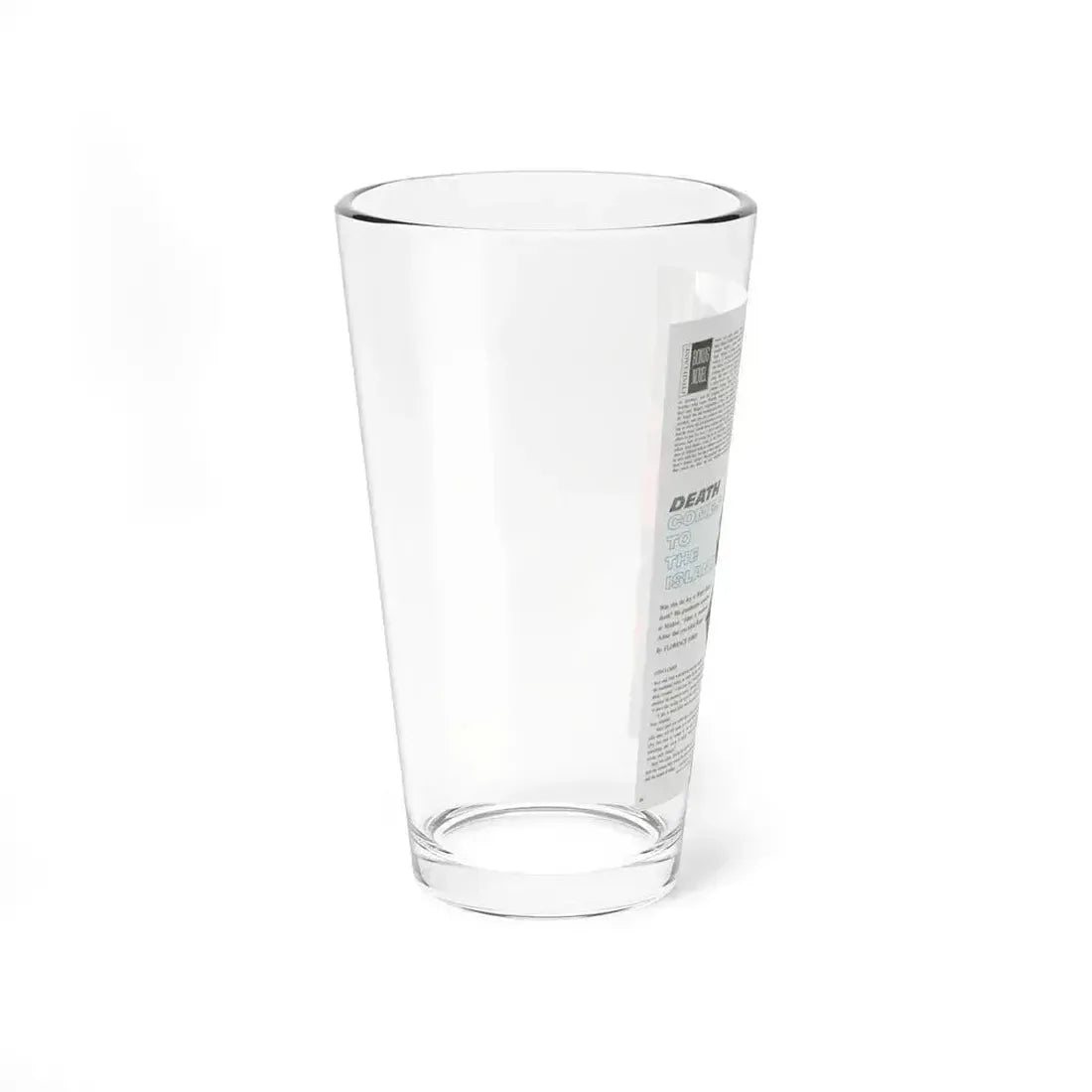 Death Comes To The Island, Chatelaine, September 1960 - Pint Glass 16oz - Go Mug Yourself