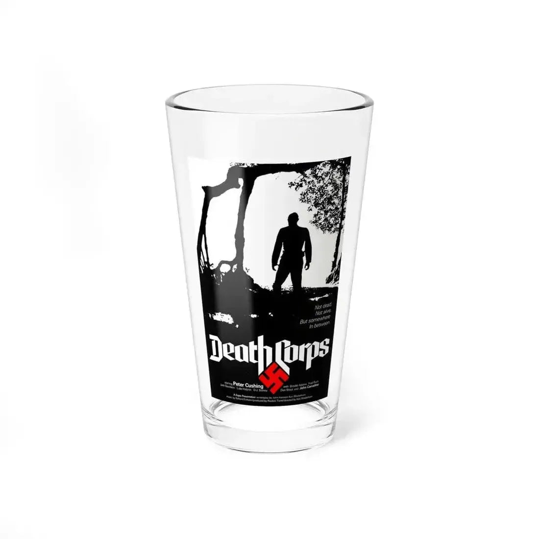 DEATH CORPS (SHOCK WAVES) 1977 Movie Poster - Pint Glass 16oz 16oz - Go Mug Yourself