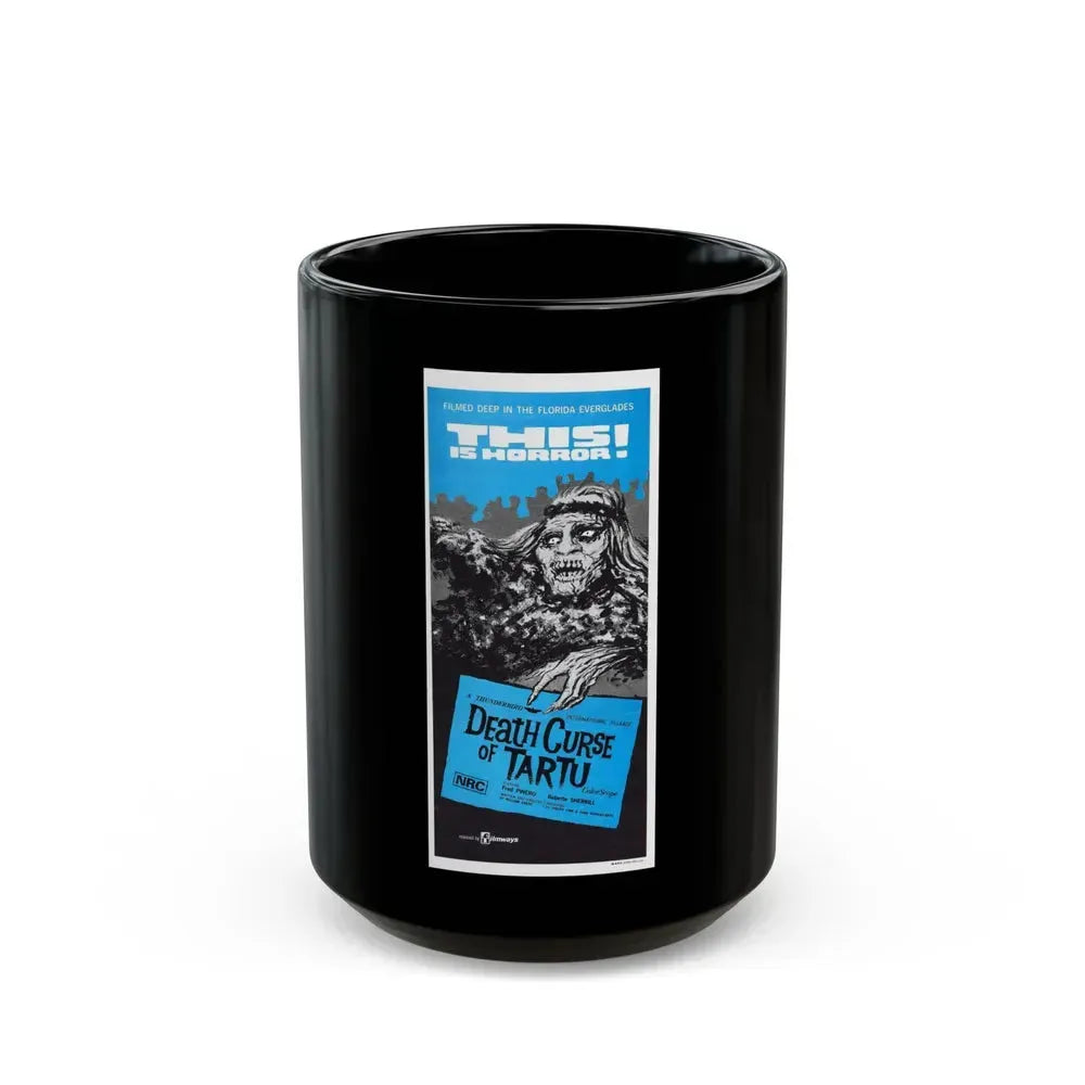 DEATH CURSE OF TARTU 1966 Movie Poster - Black Coffee Mug 15oz - Go Mug Yourself