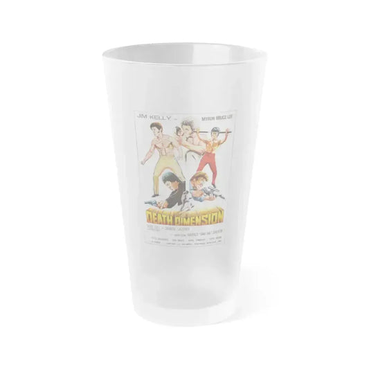 DEATH DIMENSION (2) 1978 Movie Poster - Frosted Pint Glass 16oz 16oz Frosted - Go Mug Yourself