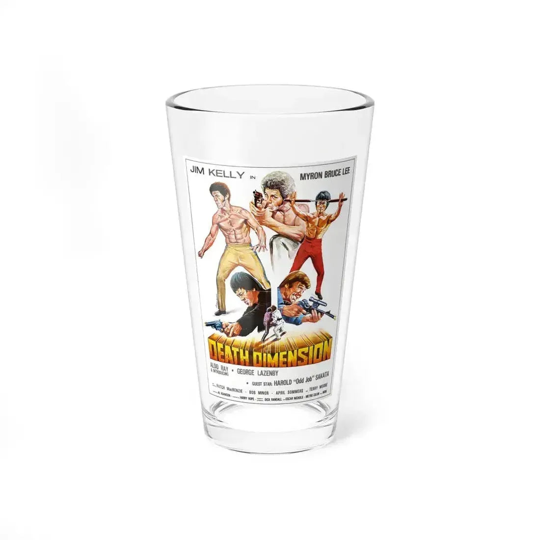 DEATH DIMENSION (2) 1978 Movie Poster - Pint Glass 16oz 16oz - Go Mug Yourself