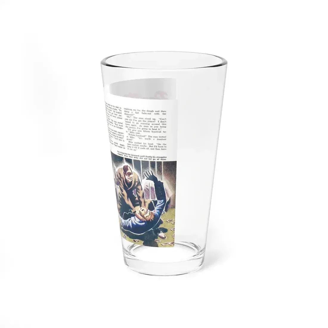 Death for a Penny, Man Junior, October 1948 - Pint Glass 16oz - Go Mug Yourself