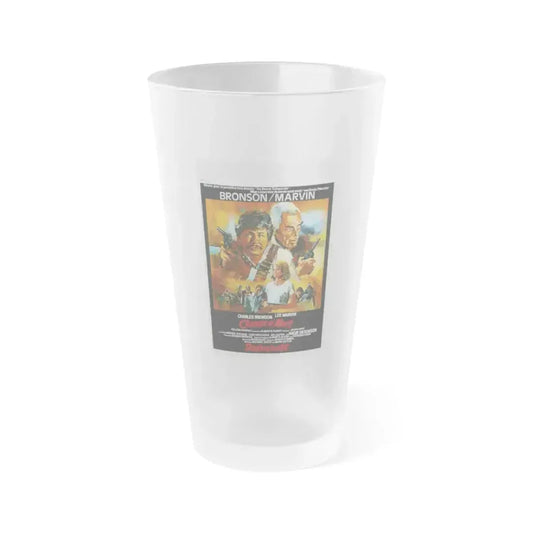 DEATH HUNT (BELGIAN) 1981 Movie Poster - Frosted Pint Glass 16oz 16oz Frosted - Go Mug Yourself