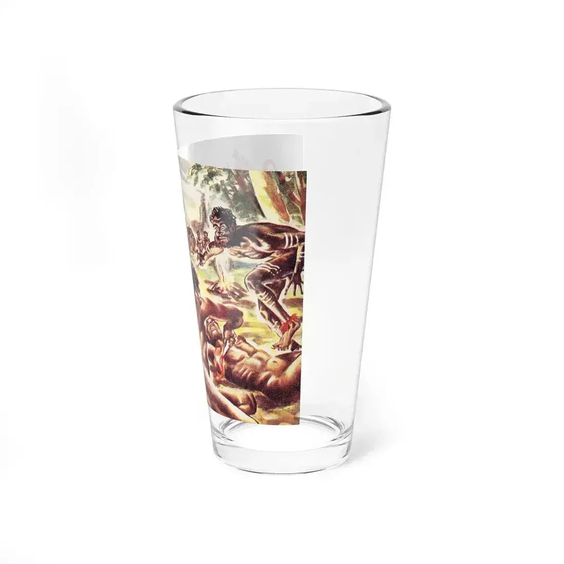 Death in a night-gown, Man Junior, November 1949 - Pint Glass 16oz - Go Mug Yourself