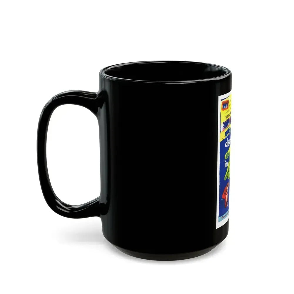 DEATH IN SMALL DOSES 1957 Movie Poster - Black Coffee Mug - Go Mug Yourself