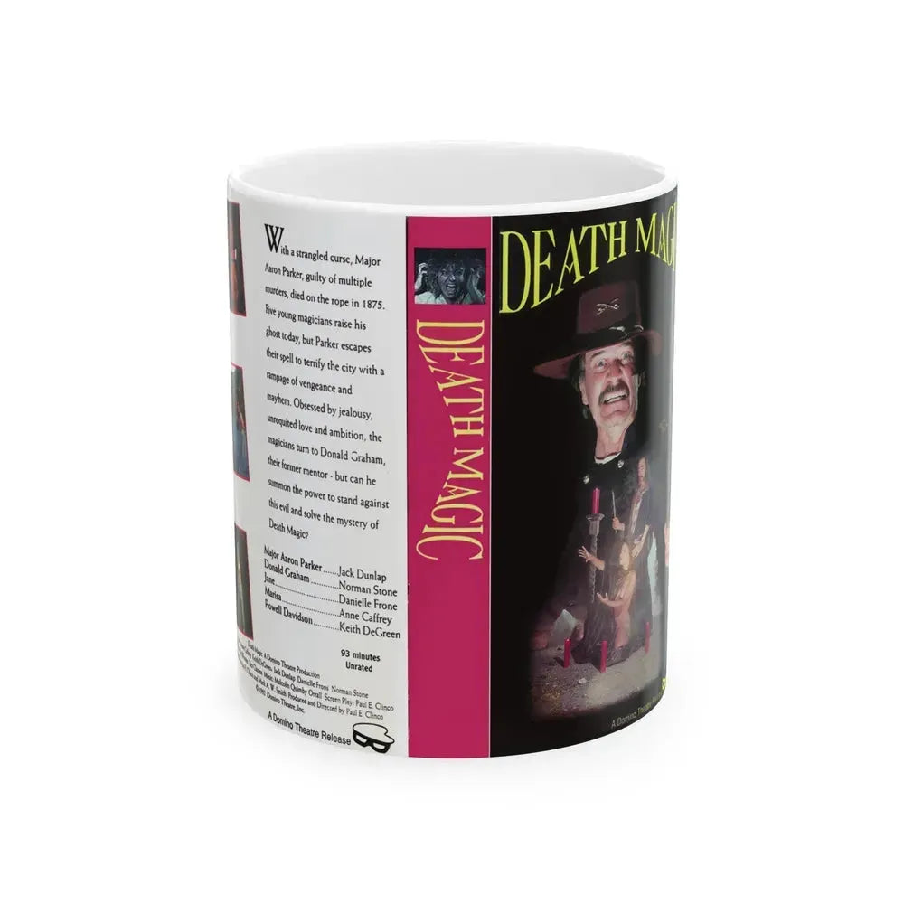 DEATH MAGIC (VHS COVER) - White Coffee Mug 11oz - Go Mug Yourself