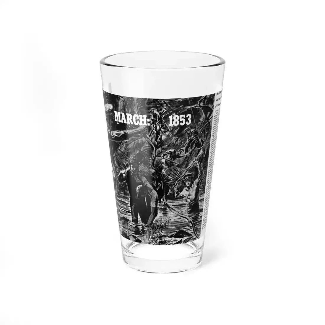 Death March - 1853, True War, July 1958 - Pint Glass 16oz 16oz - Go Mug Yourself