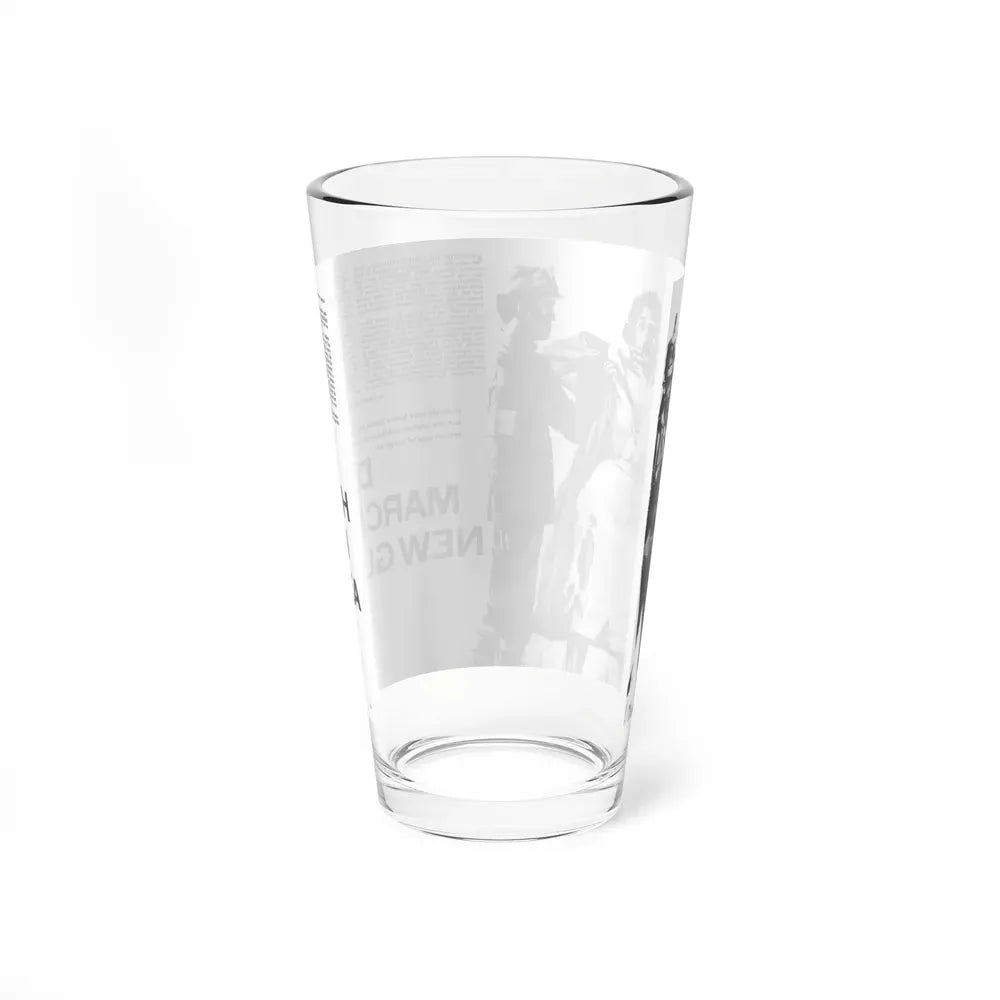 Death March In New Guinea, Man's Adventure, December 1964 - Pint Glass 16oz - Go Mug Yourself