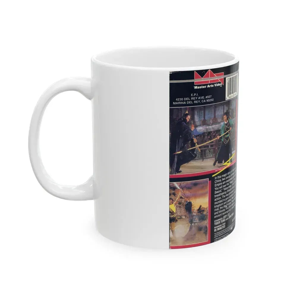 DEATH MASK OF THE NINJA (VHS COVER) - White Coffee Mug - Go Mug Yourself