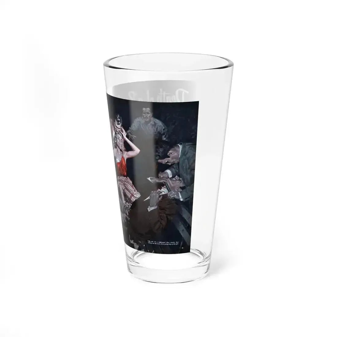 Death of a Rapist, Cavalier magazine, January 1953 - Pint Glass 16oz - Go Mug Yourself