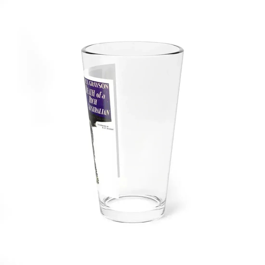 Death of a Rich Australian (1), The Australian Journal, July 1, 1937 - Pint Glass 16oz - Go Mug Yourself
