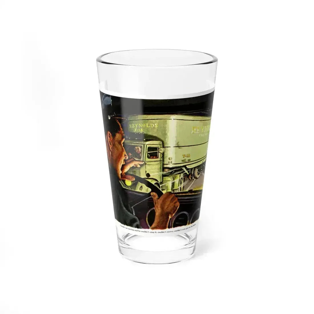 Death On Wheels, 1948 - Pint Glass 16oz 16oz - Go Mug Yourself