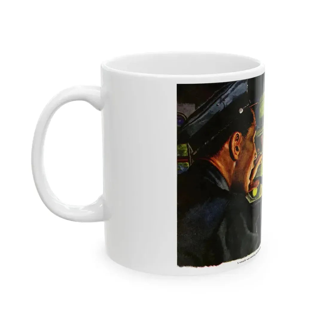 Death On Wheels, 1948 - White Coffee Mug - Go Mug Yourself
