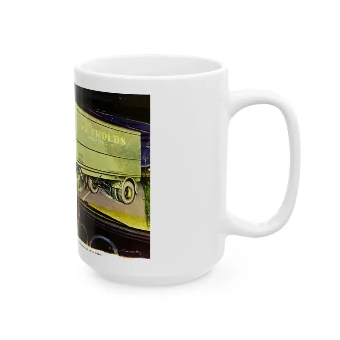 Death On Wheels, 1948 - White Coffee Mug - Go Mug Yourself