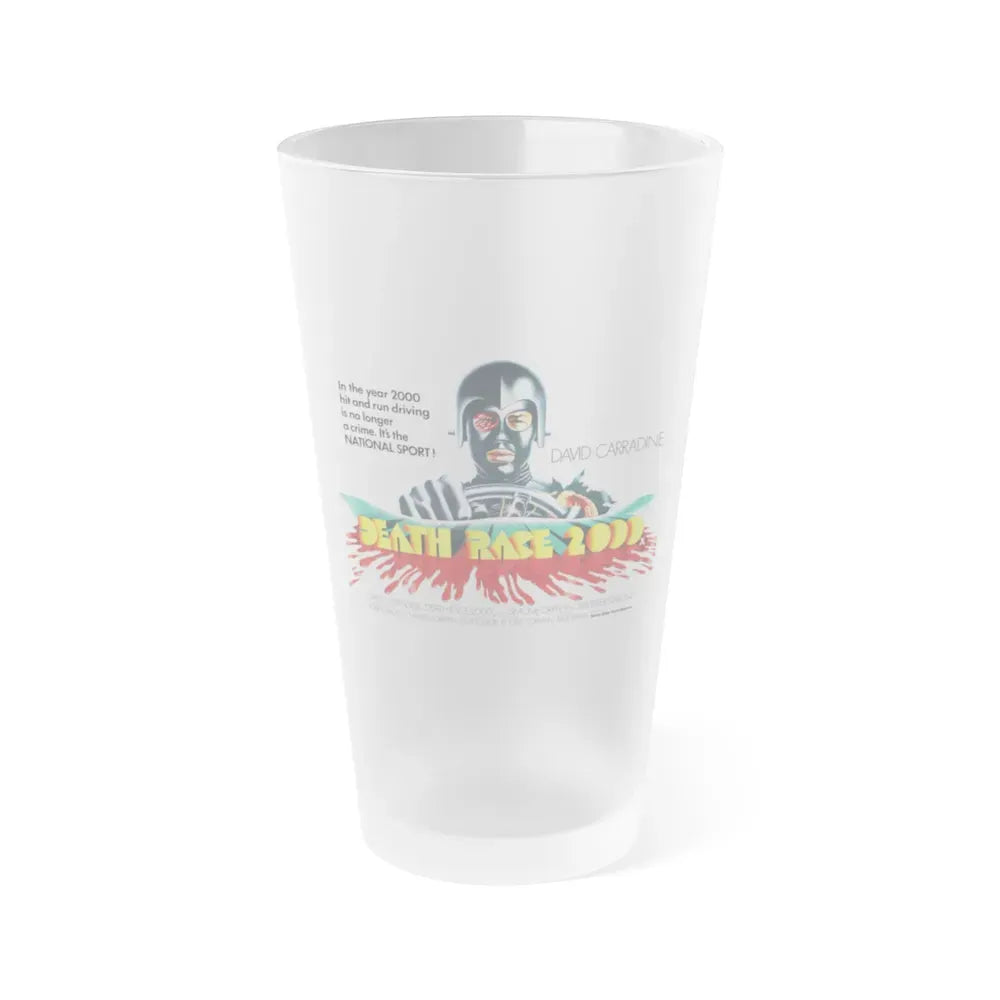 DEATH RACE 2000 (2) 1975 Movie Poster - Frosted Pint Glass 16oz Default Title - Go Mug Yourself
