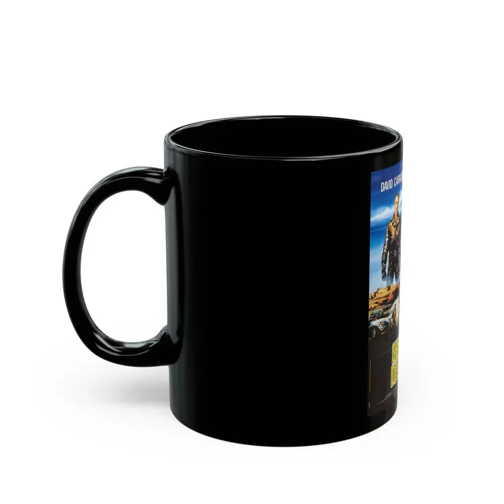 DEATH RACE 2000 (FRENCH) 1975 Movie Poster - Black Coffee Mug - Go Mug Yourself