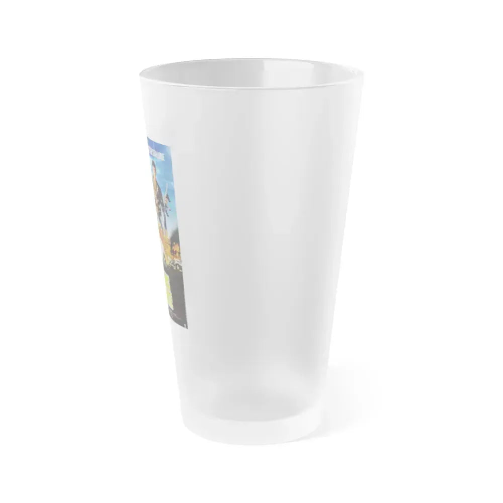 DEATH RACE 2000 (FRENCH) 1975 Movie Poster - Frosted Pint Glass 16oz - Go Mug Yourself