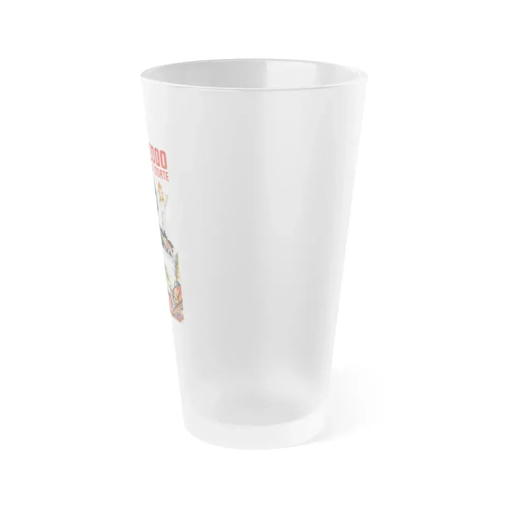 DEATH RACE 2000 (italian) 1975 Movie Poster - Frosted Pint Glass 16oz - Go Mug Yourself