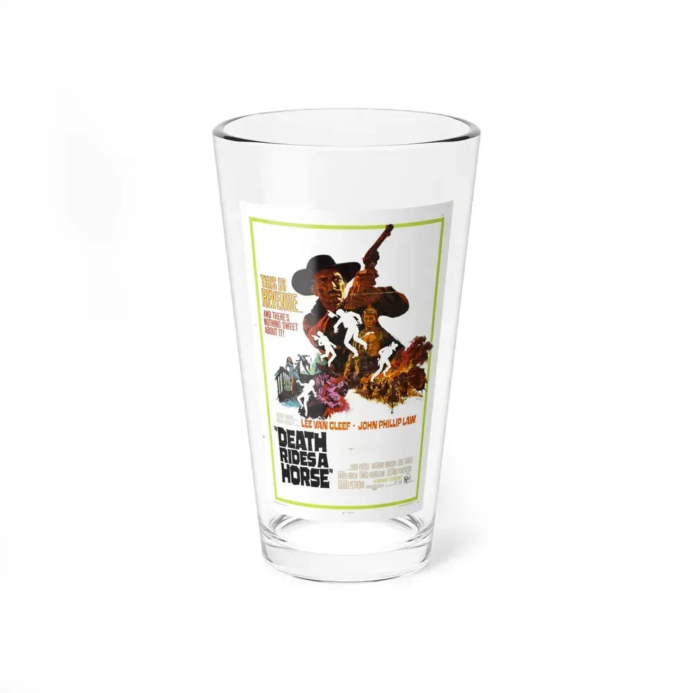 DEATH RIDES A HORSE 1967 Movie Poster - Pint Glass 16oz 16oz - Go Mug Yourself