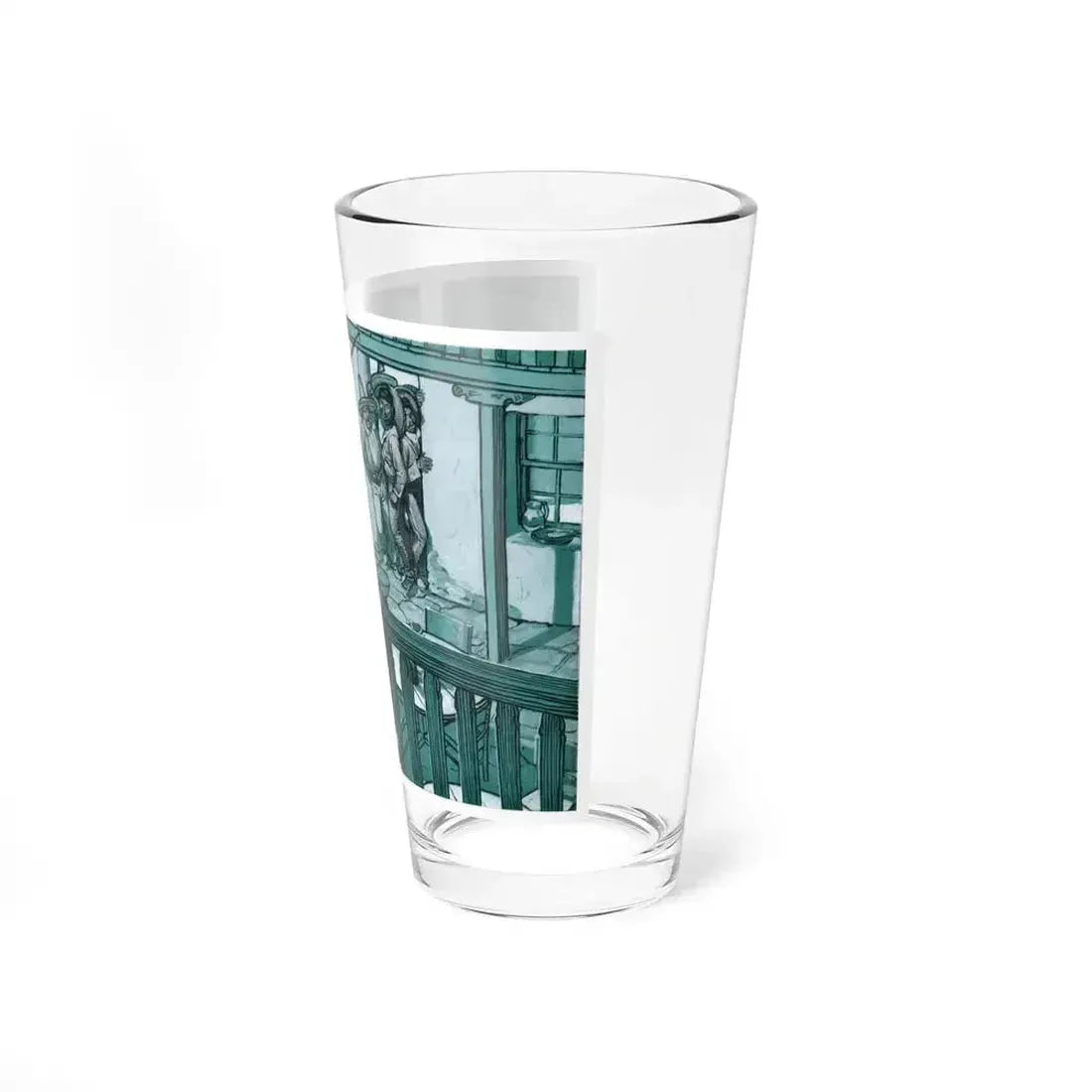 Death Rides The Mesa, The American Magazine, January 1934 - Pint Glass 16oz - Go Mug Yourself