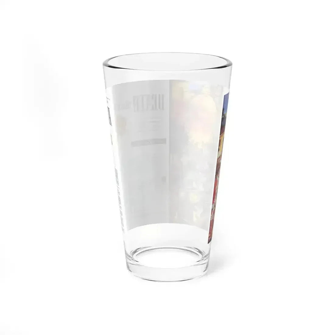 Death rides to the Fiesta, Man Junior, October 1951 - Pint Glass 16oz - Go Mug Yourself